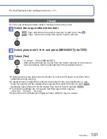 Preview for 101 page of Panasonic DMC-ZS8S Owner'S Manual