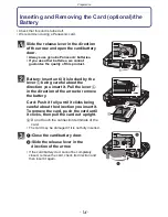 Preview for 14 page of Panasonic DMCFH1 - DIGITAL STILL CAMERA Operating Instructions Manual