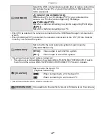 Preview for 27 page of Panasonic DMCFH1 - DIGITAL STILL CAMERA Operating Instructions Manual