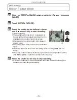 Preview for 75 page of Panasonic DMCFH22 - DIGITAL STILL CAMERA Operating Instructions For Advanced Features