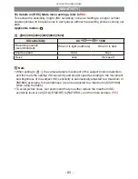 Preview for 85 page of Panasonic DMCFH22 - DIGITAL STILL CAMERA Operating Instructions For Advanced Features