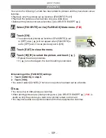 Preview for 109 page of Panasonic DMCFH22 - DIGITAL STILL CAMERA Operating Instructions For Advanced Features