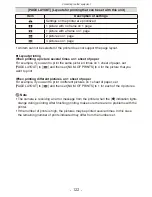 Preview for 122 page of Panasonic DMCFH22 - DIGITAL STILL CAMERA Operating Instructions For Advanced Features