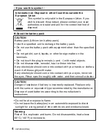 Preview for 4 page of Panasonic DMCFH22K Basic Operating Instructions Manual