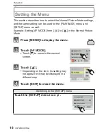 Preview for 16 page of Panasonic DMCFH22K Basic Operating Instructions Manual