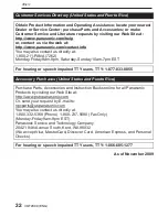 Preview for 32 page of Panasonic DMCFH22K Basic Operating Instructions Manual