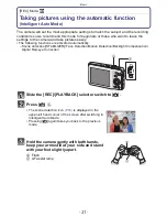 Предварительный просмотр 31 страницы Panasonic DMCFH3 - DIGITAL STILL CAMERA Operating Instructions Manual