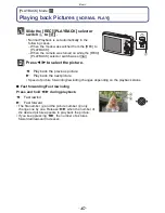 Предварительный просмотр 40 страницы Panasonic DMCFH3 - DIGITAL STILL CAMERA Operating Instructions Manual