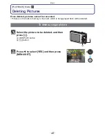 Предварительный просмотр 43 страницы Panasonic DMCFH3 - DIGITAL STILL CAMERA Operating Instructions Manual