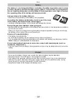 Предварительный просмотр 125 страницы Panasonic DMCFH3 - DIGITAL STILL CAMERA Operating Instructions Manual