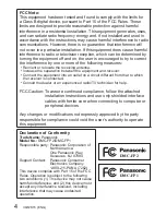 Preview for 4 page of Panasonic DMCFP2 - DIGITAL STILL CAMERA Basic Operating Instructions Manual