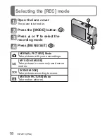 Preview for 18 page of Panasonic DMCFP2 - DIGITAL STILL CAMERA Basic Operating Instructions Manual