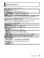 Preview for 23 page of Panasonic DMCFP2 - DIGITAL STILL CAMERA Basic Operating Instructions Manual