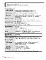 Preview for 24 page of Panasonic DMCFP2 - DIGITAL STILL CAMERA Basic Operating Instructions Manual