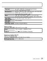 Preview for 25 page of Panasonic DMCFP2 - DIGITAL STILL CAMERA Basic Operating Instructions Manual