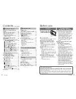 Preview for 36 page of Panasonic DMCFP2 - DIGITAL STILL CAMERA Basic Operating Instructions Manual