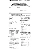 Preview for 209 page of Panasonic DMCFP2 - DIGITAL STILL CAMERA Basic Operating Instructions Manual