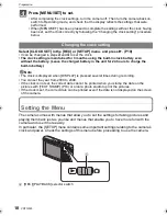 Preview for 18 page of Panasonic DMCFS15A Operating Instructions Manual