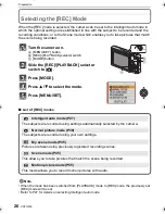 Preview for 26 page of Panasonic DMCFS15A Operating Instructions Manual