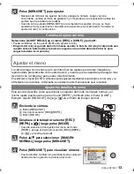 Preview for 13 page of Panasonic DMCFS15S - Lumix Digital Camera (Spanish) Instrucciones De Funcionamiento