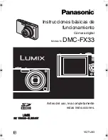 Panasonic DMCFX33 - DIGITAL STILL CAMERA Instrucciones Básicas De Funcionamiento preview