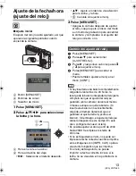 Preview for 13 page of Panasonic DMCFX33 - DIGITAL STILL CAMERA Instrucciones Básicas De Funcionamiento