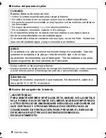 Preview for 4 page of Panasonic DMCFX700 - DIGITAL STILL CAMERA Instrucciones Básicas De Funcionamiento