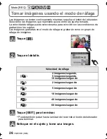 Preview for 26 page of Panasonic DMCFX700 - DIGITAL STILL CAMERA (Spanish) Instrucciones Básicas De Funcionamiento