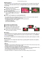 Preview for 76 page of Panasonic DMCFZ100K Operating Instructions Manual