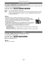 Preview for 147 page of Panasonic DMCFZ100K Operating Instructions Manual