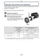 Preview for 202 page of Panasonic DMCFZ100K Operating Instructions Manual