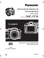 Panasonic DMCFZ18 - DIGITAL STILL CAMERA Instrucciones Básicas De Funcionamiento предпросмотр