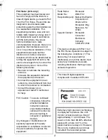 Preview for 3 page of Panasonic DMCFZ2 - DIGITAL STILL CAMERA Operating Instructions Manual