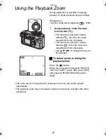 Preview for 67 page of Panasonic DMCFZ2 - DIGITAL STILL CAMERA Operating Instructions Manual