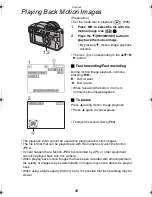 Preview for 68 page of Panasonic DMCFZ2 - DIGITAL STILL CAMERA Operating Instructions Manual