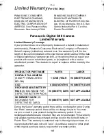 Preview for 106 page of Panasonic DMCFZ2 - DIGITAL STILL CAMERA Operating Instructions Manual