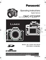 Panasonic DMCFZ20 Operating Instructions Manual предпросмотр