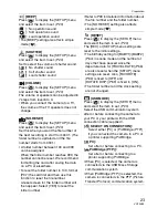 Preview for 23 page of Panasonic DMCFZ7 - DIGITAL STILL CAMERA Operating Instructions Manual