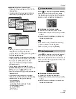 Preview for 59 page of Panasonic DMCFZ7 - DIGITAL STILL CAMERA Operating Instructions Manual