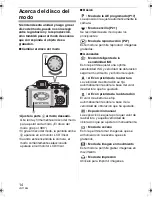 Preview for 14 page of Panasonic DMCFZ8K - Lumix Digital Camera (Spanish) Instrucciones De Funcionamiento