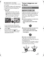 Preview for 23 page of Panasonic DMCFZ8K - Lumix Digital Camera (Spanish) Instrucciones De Funcionamiento