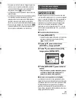 Preview for 25 page of Panasonic DMCFZ8K - Lumix Digital Camera (Spanish) Instrucciones De Funcionamiento