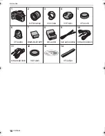 Preview for 10 page of Panasonic DMCG10K - DIGITAL CAMERA/LENS KIT Operating Instructions Manual