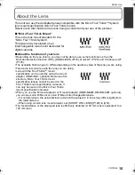 Preview for 15 page of Panasonic DMCG10K - DIGITAL CAMERA/LENS KIT Operating Instructions Manual