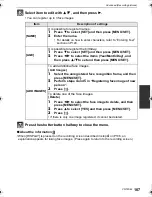 Preview for 107 page of Panasonic DMCG10K - DIGITAL CAMERA/LENS KIT Operating Instructions Manual