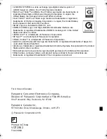 Preview for 200 page of Panasonic DMCG10K - DIGITAL CAMERA/LENS KIT Operating Instructions Manual