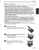 Preview for 21 page of Panasonic DMCGF1 - DIGITAL STILL CAMERA Instrucciones De Funcionamiento