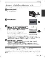 Preview for 27 page of Panasonic DMCGF1 - DIGITAL STILL CAMERA Instrucciones De Funcionamiento