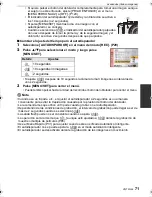 Preview for 71 page of Panasonic DMCGF1 - DIGITAL STILL CAMERA Instrucciones De Funcionamiento