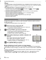 Preview for 74 page of Panasonic DMCGF1 - DIGITAL STILL CAMERA Instrucciones De Funcionamiento